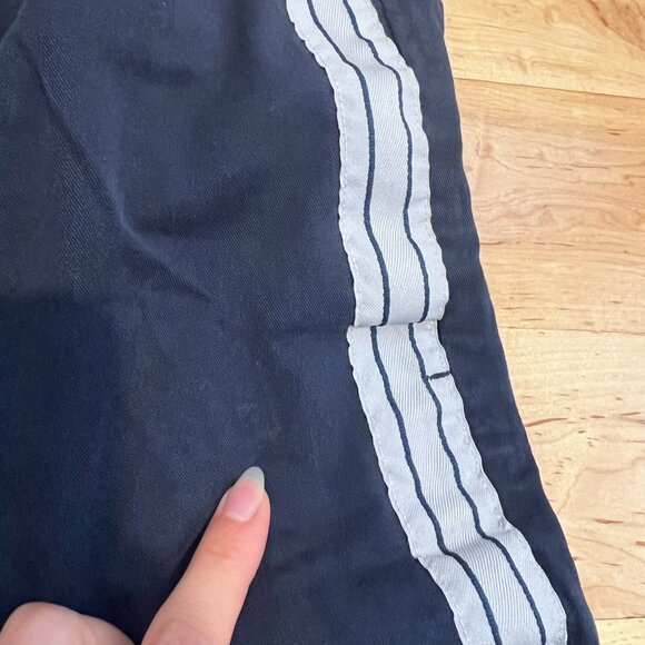 Club Monaco Men's Navy Blue Elastic Waist Pull Up Drawstring Casual Pants Sz S - Picture 3 of 7